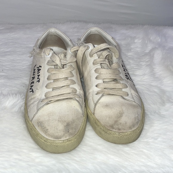 Saint Laurent Court Classic canvas sneaker - Picture 2 of 7